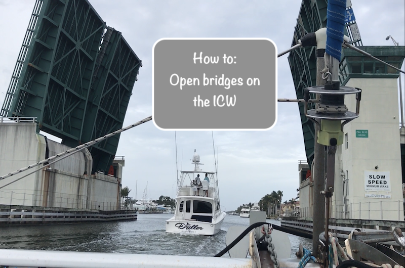 How to open bridges on the ICW