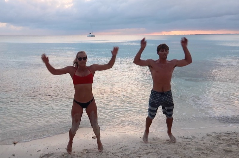 Boat and beach workout