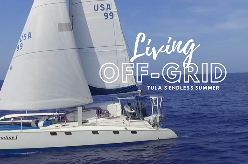 living off grid on a boat